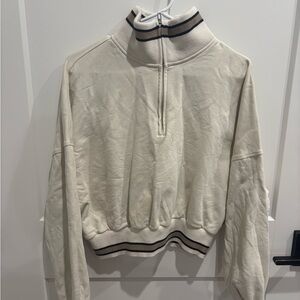 lululemon athletica Cream Jacket with Black Accents